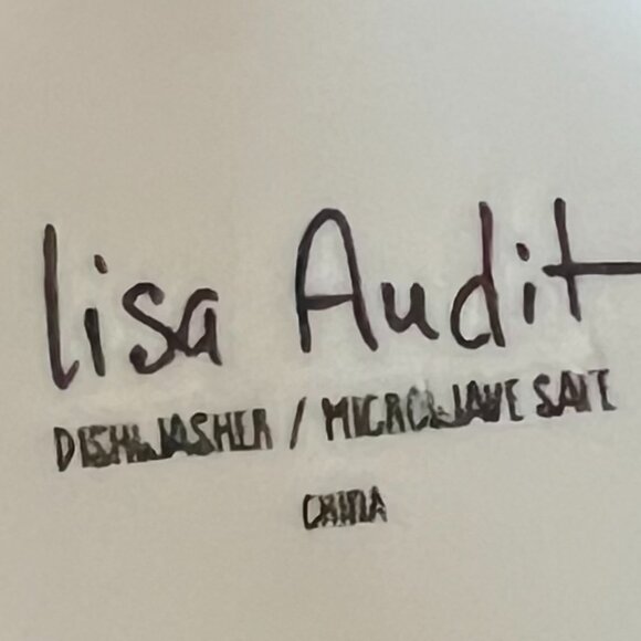 LISA AUDIT Letter "K" Initial Monogram Ceramic Mug ~ Floral Motif ~ Ribbing - Picture 13 of 13